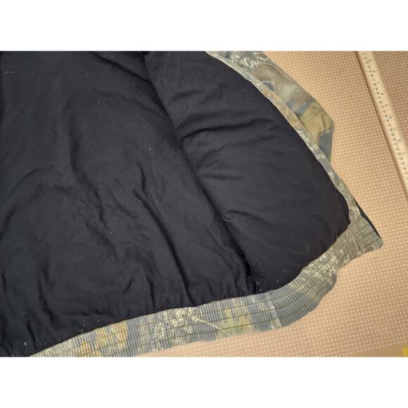 Vintage Fieldstaff Mossy Oak Camo Full Zip Fleece Hooded Jacket Sz Medium - Picture 14 of 14